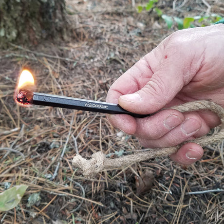 FireStorm XL 1/2" Ferro Rod & Tinder Fire Starting Kit