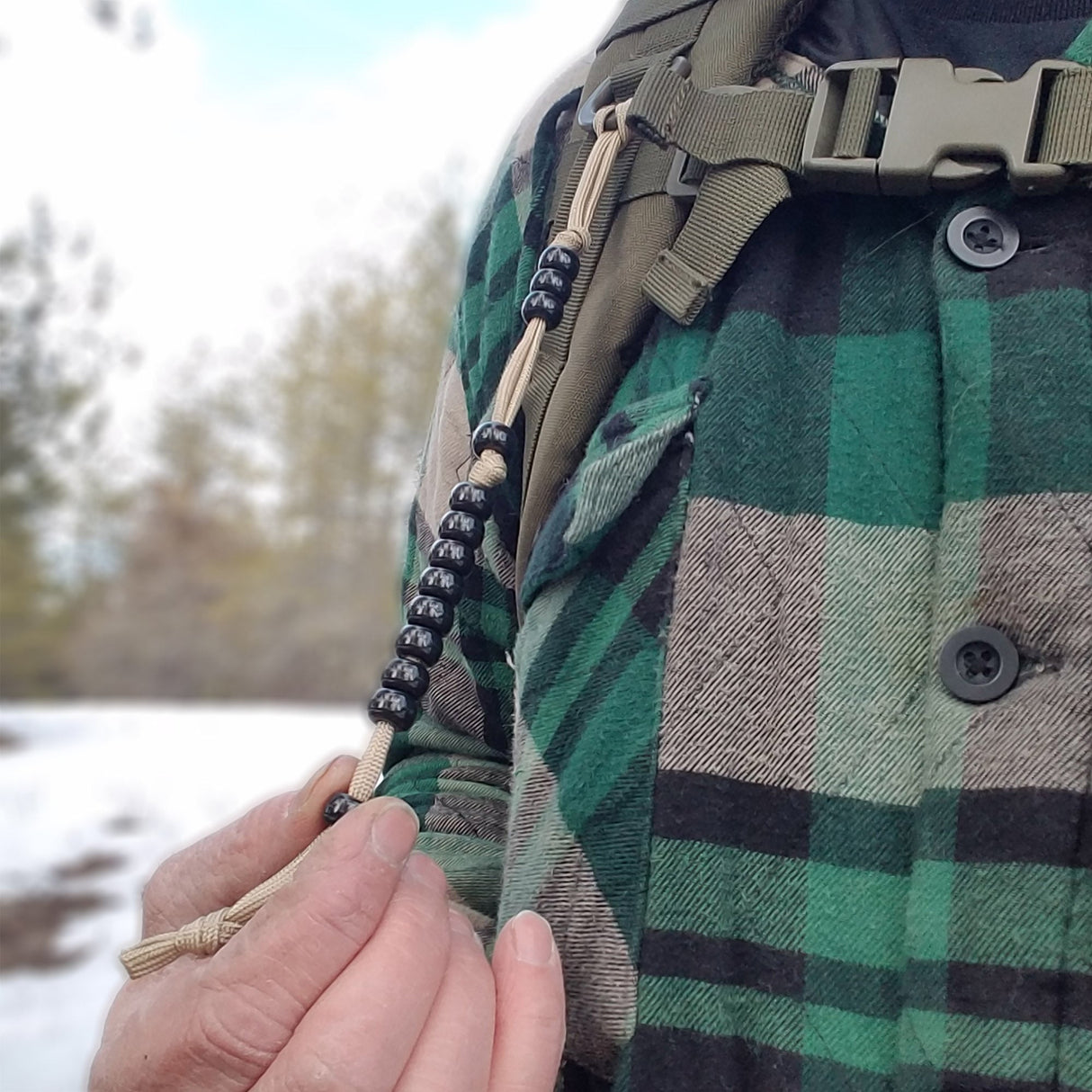 Pace Count Beads for Orienteering and Land Navigation, Workout Reps, Etc.