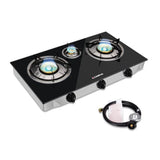 21,600 BTU 3 Burners Tempered Glass Portable Stoves for Camping - Magnadyne