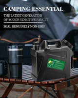 3 Gallon Water Jug, Overlanding Gear Water Containers Spigot, Camping Essential - Magnadyne