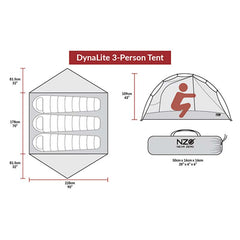 3 - Person Backpacking Tent - Magnadyne