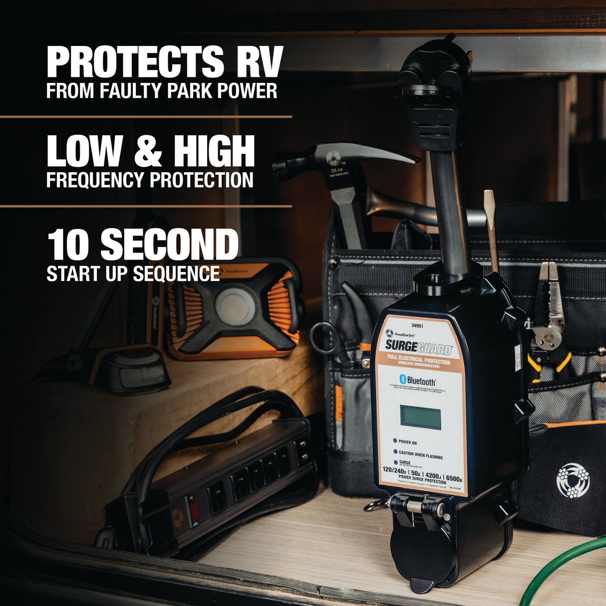 Surge Guard 34951 Portable Total Electrical Protection - 50 AMP
