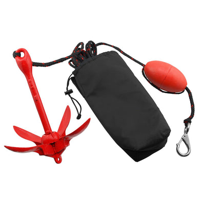 3.5lb Grapnel Anchor and 25ft Rope - Magnadyne