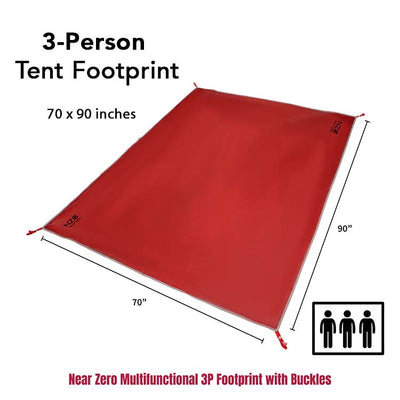 3P Footprint/Ground Tarp for 3 - Person Tent - Magnadyne