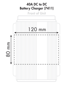 40A DC to DC Battery Charger - Magnadyne