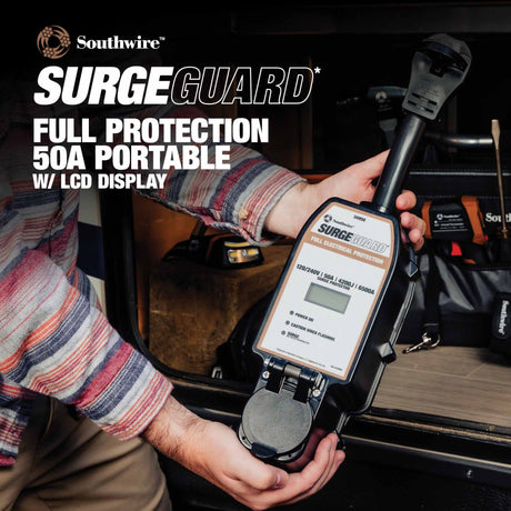 50A Surge Guard Portable Total Electrical Protection 34950 - Magnadyne
