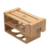 Bamboo Electric Toothbrush & Toothpaste Holder