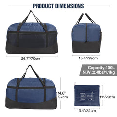 60/75/96L/100L Extra Large Duffle Bag Lightweight - Magnadyne