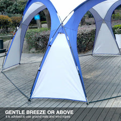 8 - 12 Person Easy Beach Canopy Tent with Side Wall - Magnadyne