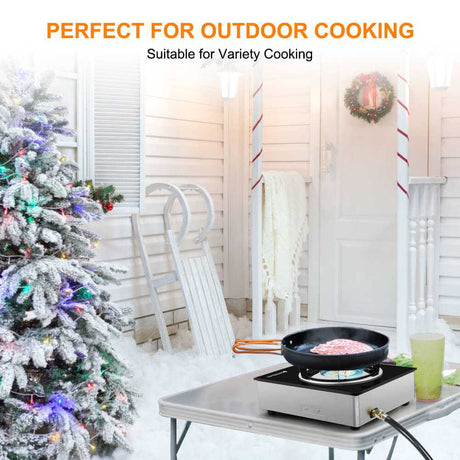 9,500 BTU Propane Single Burner Camp Stoves with Auto Ignition - Magnadyne