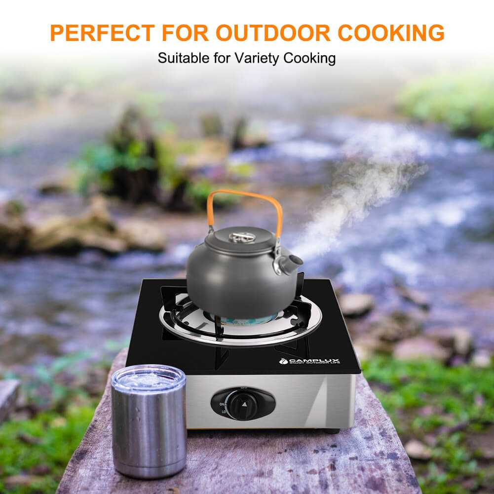 9,500 BTU Propane Single Burner Camp Stoves with Auto Ignition - Magnadyne