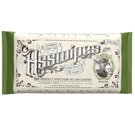 Asswipes 45ct Flow Pack (select quantity)