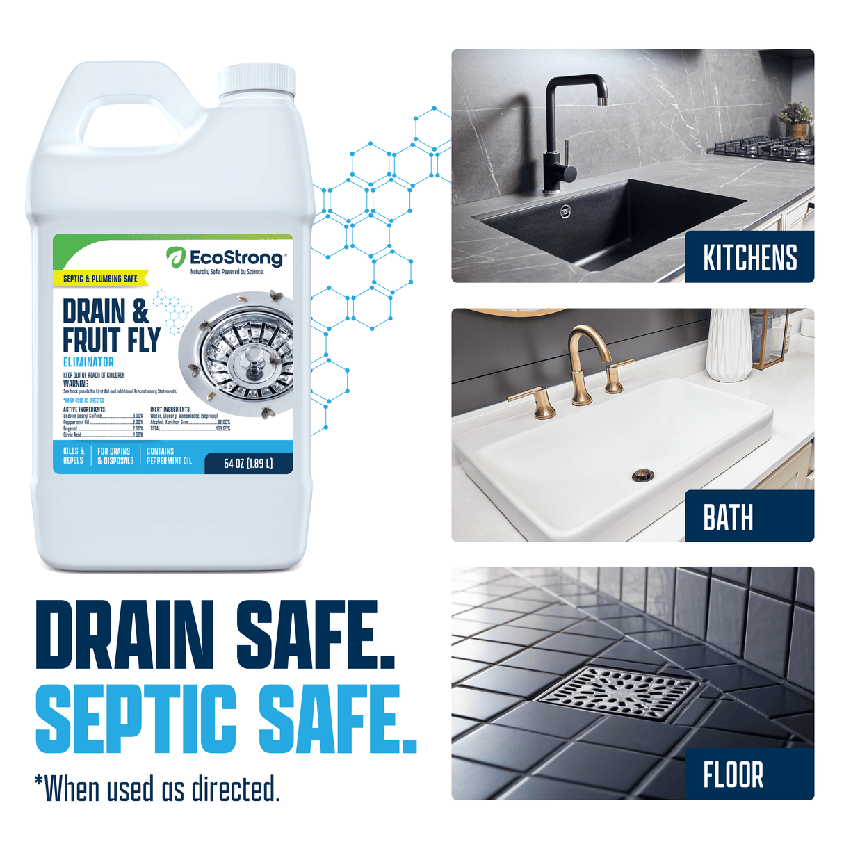 Drain and Fruit Fly Eliminator