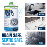 Drain and Fruit Fly Eliminator