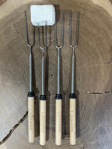 NYX STYXX | 32 Inch Telescoping Skewer w/ Wood Handles