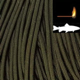 Enhanced "Fish & Fire" Emergency Survival Paracord - Easy to Handle "Quick Deploy" Speed Hank