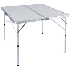 Aluminum Folding Camping Table with Adjustable Height Legs, 2/3/4ft - Magnadyne