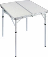 Aluminum Folding Camping Table with Adjustable Height Legs, 2/3/4ft - Magnadyne