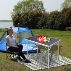 Aluminum Folding Camping Table with Collapsible Legs - Magnadyne