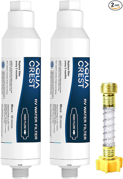 AQUA CREST RV Inline Hose Water Filter NSF Certified - Magnadyne
