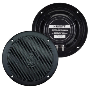 AquaVibe WR45B | Water - Resistant 5" Dual Cone Speakers | Black | Sold as Pair - Magnadyne