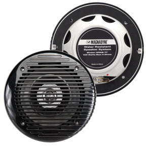 AquaVibe WR6B - TT - PAIR | Marine Water - Resistant 6 1/2" 2 - Way Speaker | Sold as a Pair - Magnadyne