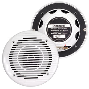 AquaVibe WR85W - PAIR | Marine Water - Resistant 6 1/2" 2 - Way Speakers | Sold as a Pair - Magnadyne