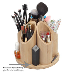 Bamboo Circular Rotating Organizer - Magnadyne