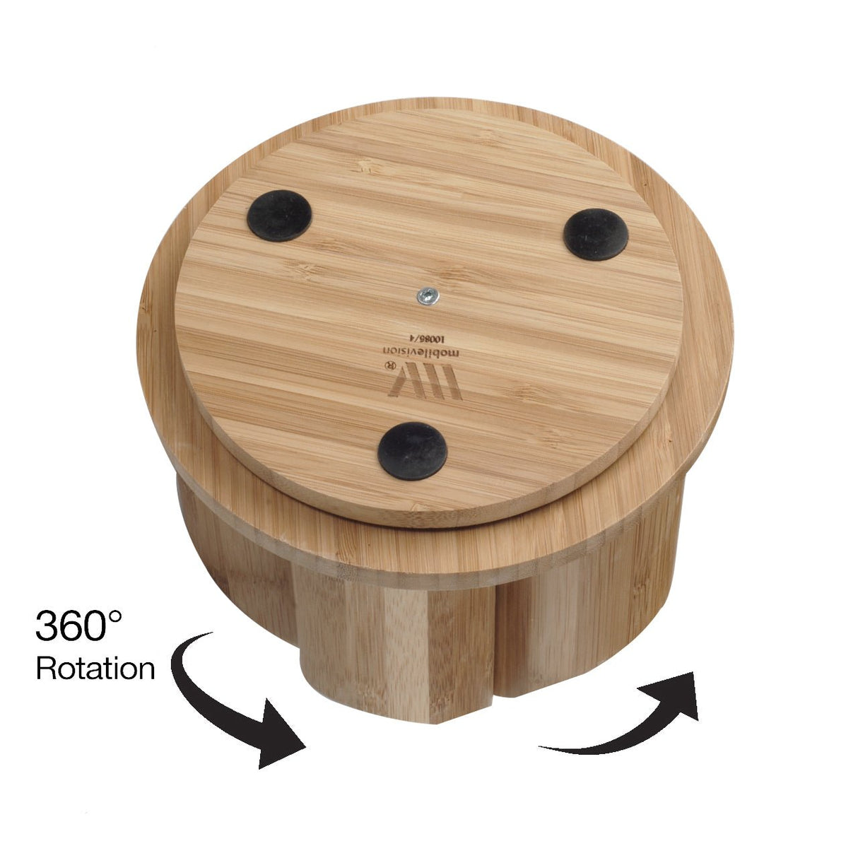 Bamboo Circular Rotating Organizer - Magnadyne