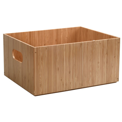 Bamboo Large Storage Box 14 x 11 x 6.5 - Magnadyne