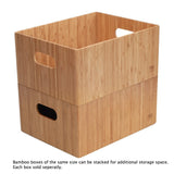 Bamboo Large Storage Box 14 x 11 x 6.5 - Magnadyne
