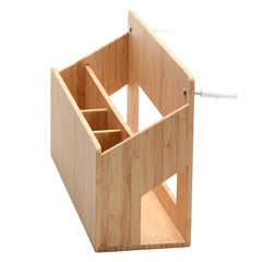 Bamboo Multi Purpose Wall Mounted Organizer - Magnadyne