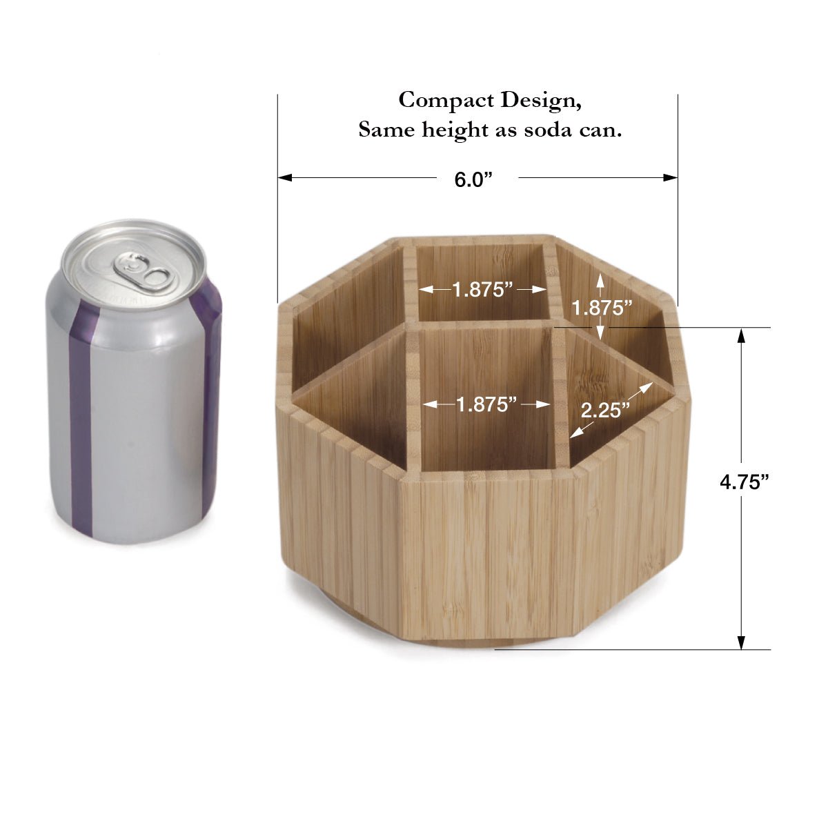 Bamboo Rotating Organizer - Magnadyne