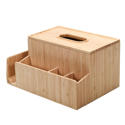 Bamboo Tissue Box Holder & Tablet Stand - Magnadyne