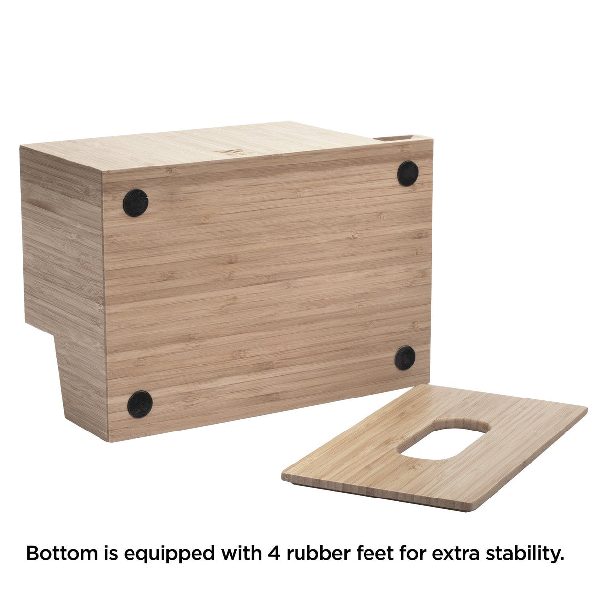 Bamboo Tissue Box Holder & Tablet Stand - Magnadyne