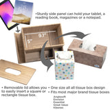 Bamboo Tissue Box Holder & Tablet Stand - Magnadyne