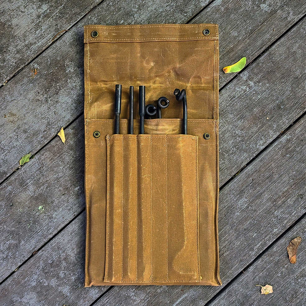 BattlBox Bushcraft Swivel Grill Set w/ Waxed Canvas Carrying Case - Magnadyne