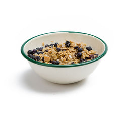 Granola with Blueberries, Almonds & Milk