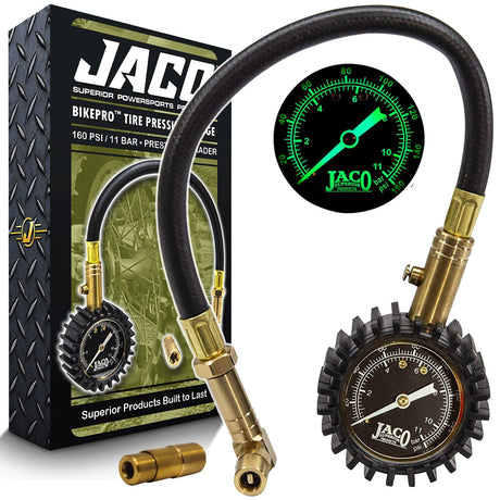 BikePro™ Presta Tire Pressure Gauge - 160 PSI | Presta & Schrader (Hybrid/Road Bikes) - Magnadyne