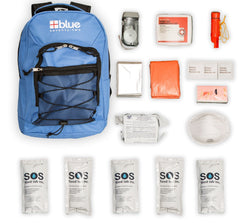 Blue Seventy - Two Family Pack - 4 x 3 Day Emergency Kits for 1 Person - Magnadyne