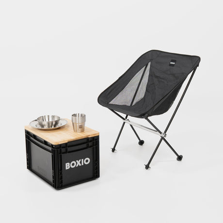 BOXIO CHAIR Set of 4 I set of camping chairs with box - Magnadyne