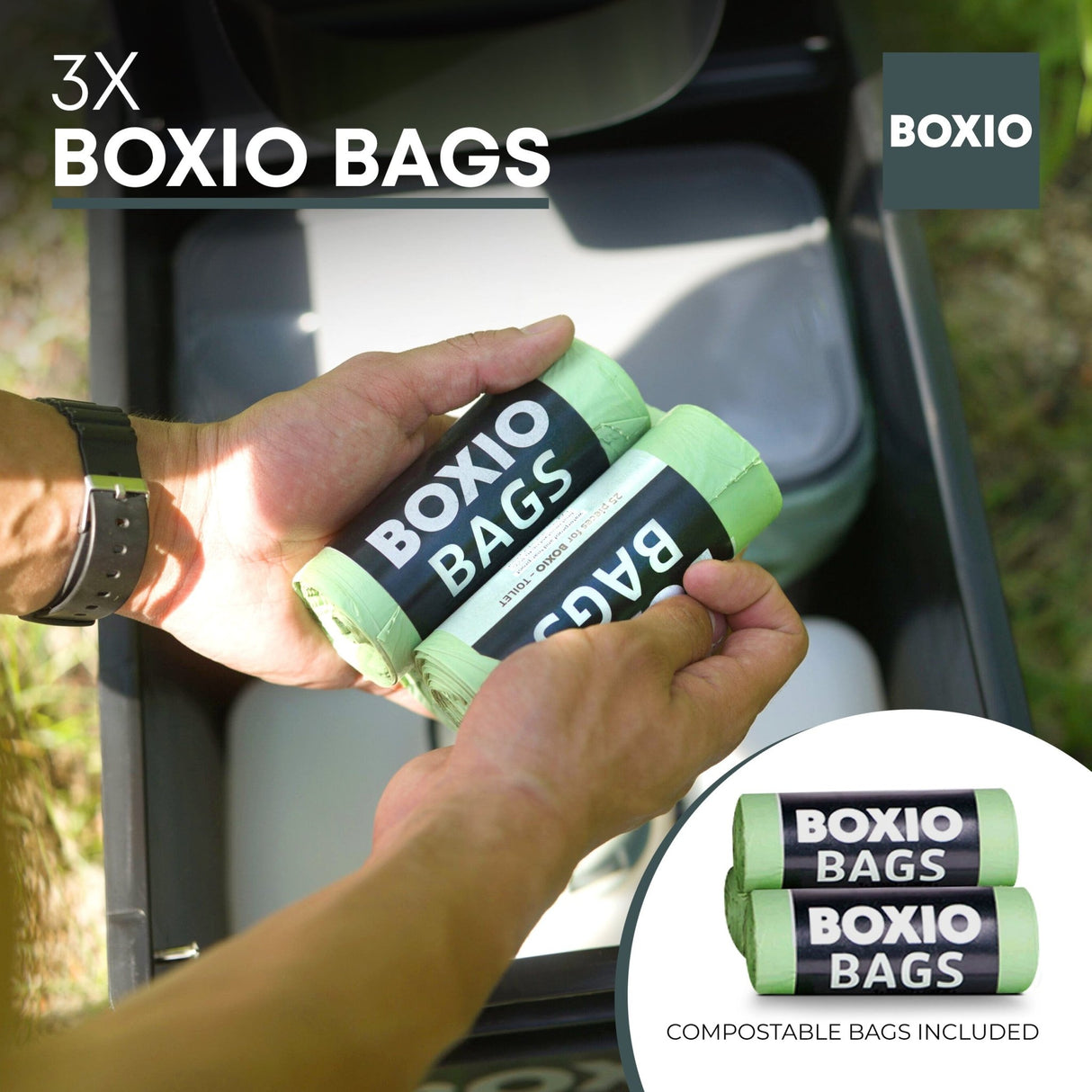 BOXIO - TOILET MAX+| Composting toilet starter kit - Magnadyne