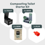 BOXIO - TOILET Plus composting toilet starter kit - Magnadyne