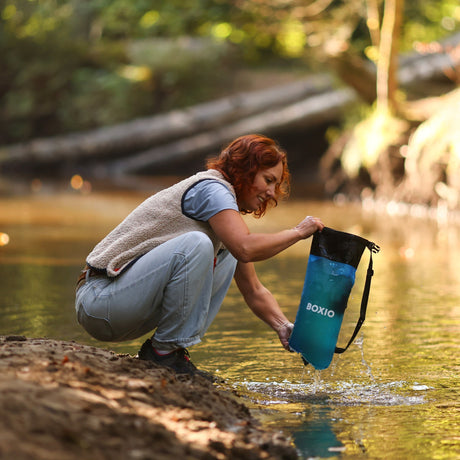 BOXIO WATER FILTER SYSTEM I Water Filter with 1.32 gal Water Bag - Magnadyne