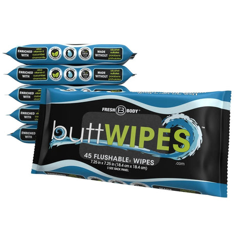Buttwipes 45ct Flow Pack (select quantity) - Magnadyne