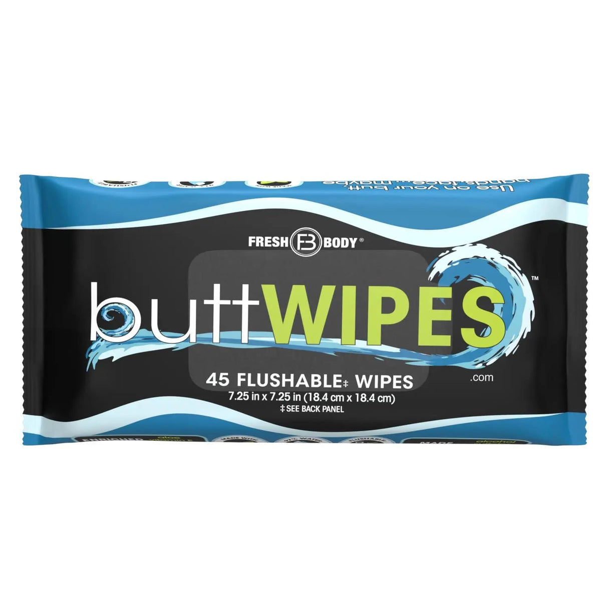 Buttwipes 45ct Flow Pack (select quantity) - Magnadyne