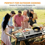 Camplux 2 Burners 19,600 BTU Outdoor Gas Stove with Auto Ignition - Magnadyne