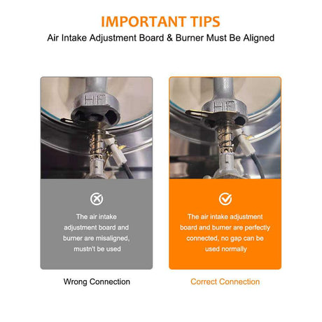 Camplux 2 Burners 19,600 BTU Outdoor Gas Stove with Auto Ignition - Magnadyne