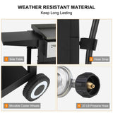 Camplux Outdoor Gas Griddle Grill Combo 3 Burner, Camping and Tailgating 33,000 BTU w/ 20 LB LP Connector - Magnadyne