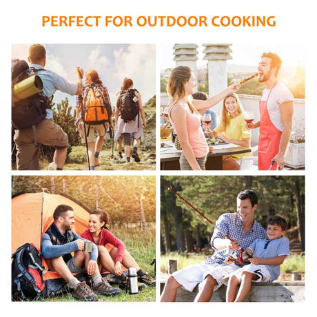 Camplux Portable Gas Grill 189 Square Inches, Camping Grills for Outdoor Cooking - Magnadyne